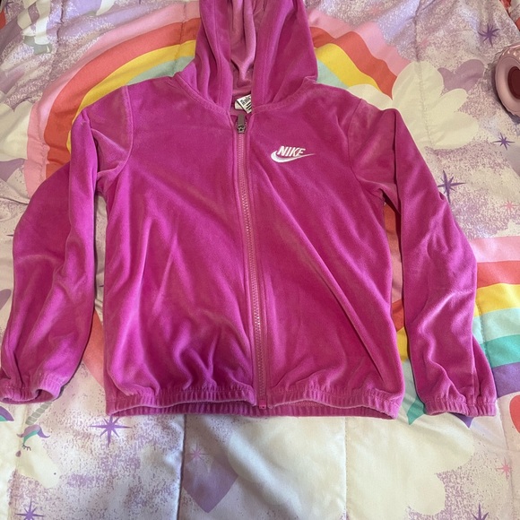 Nike Pink Track Suit kids size 6-7 - Picture 4 of 4